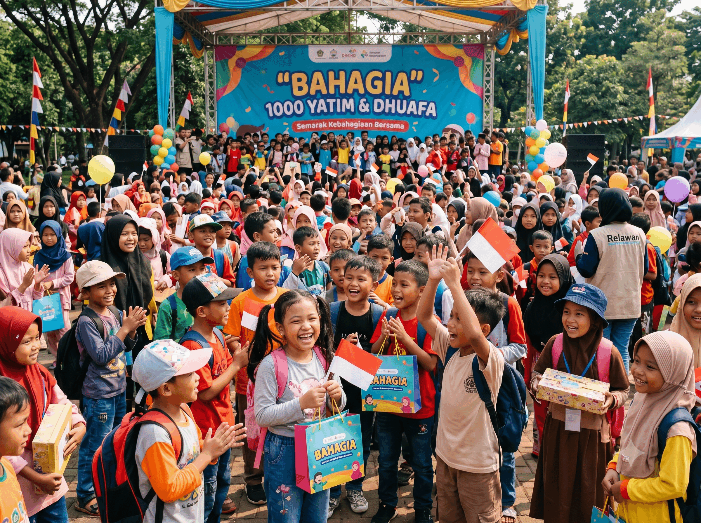 Bahagia 1000 Yatim dan Dhuafa