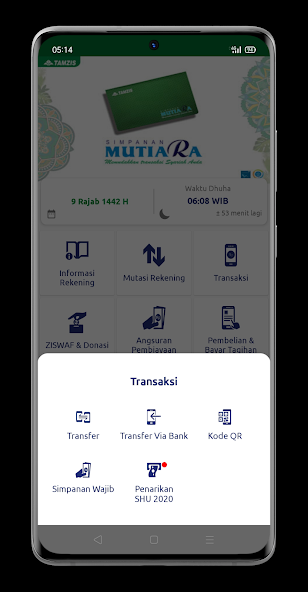 M-TAMZIS — Transfer & Kode QR
