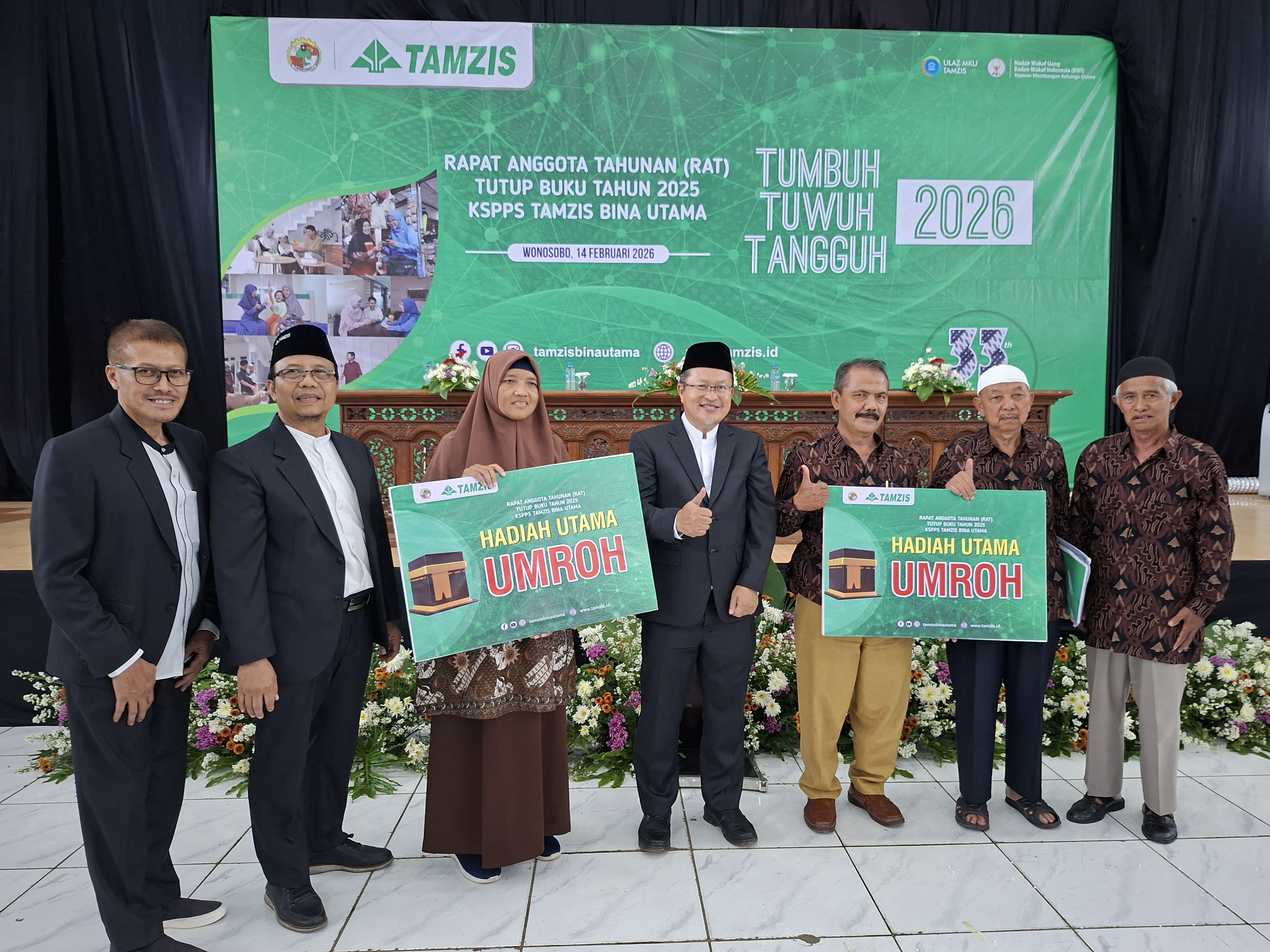 Tumbuh, Tuwuh, Tangguh: RAT 2025 Tegaskan Lompatan Strategis TAMZISWonosobo, 14...